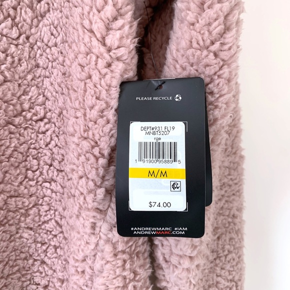 Andrew Marc Teddy Fleece Cozy Pullover - Picture 4 of 6